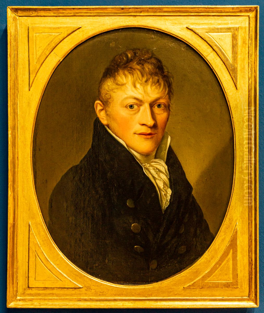 Johann Friedrich Mayberg Oil Painting by Johann Christoph Rincklake