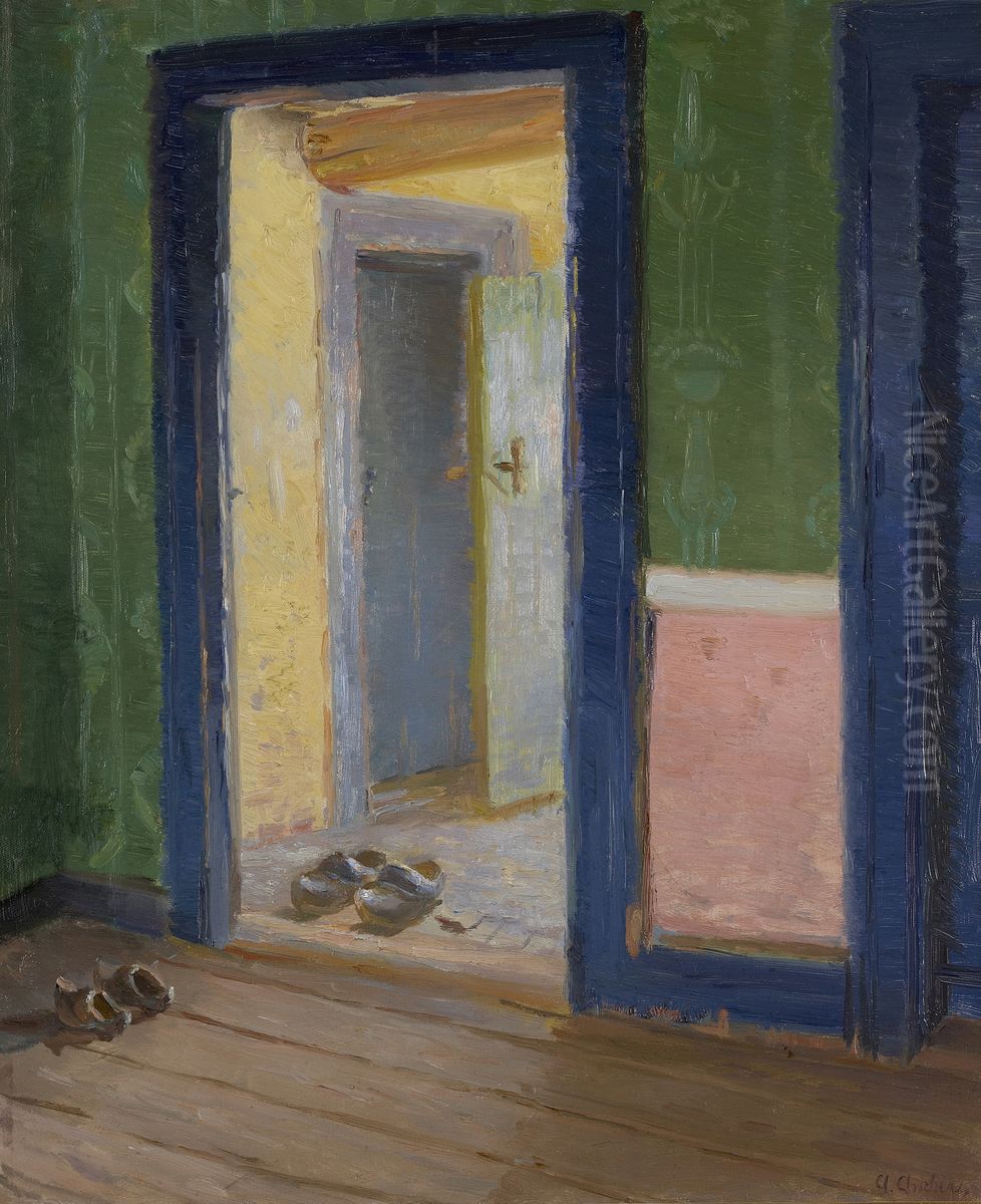 I middagsstunden Oil Painting by Anna Ancher