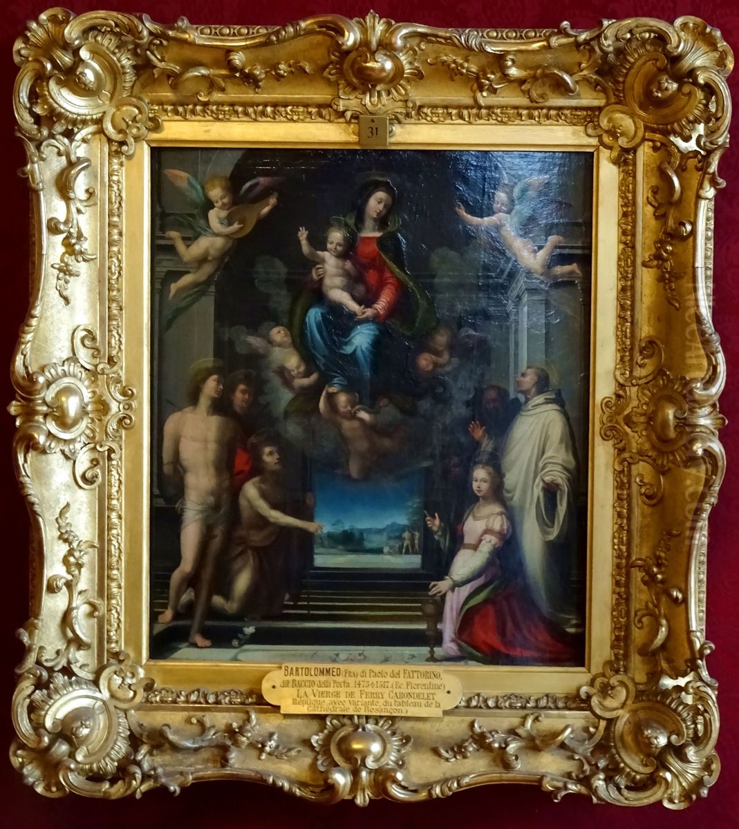 La Vierge de Ferry Carondelet Oil Painting by Fra Bartolomeo