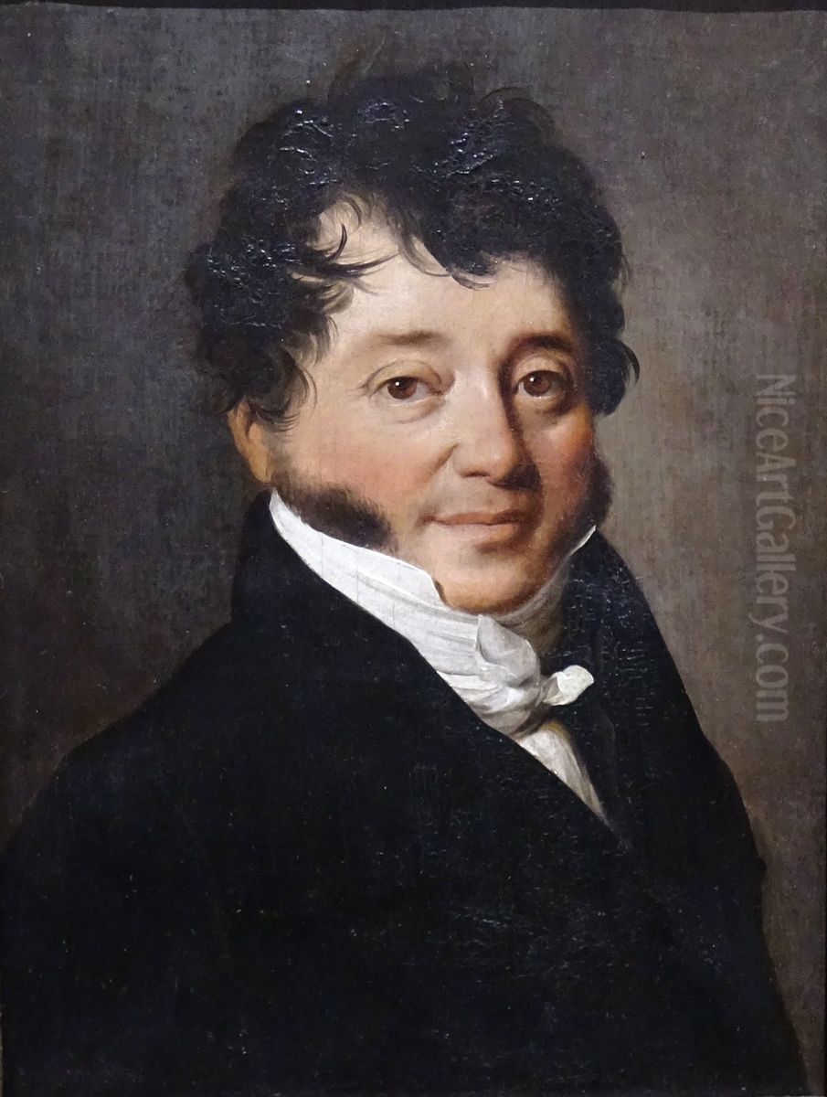 Portrait of Henri Benner Oil Painting by Louis-Leopold Boilly