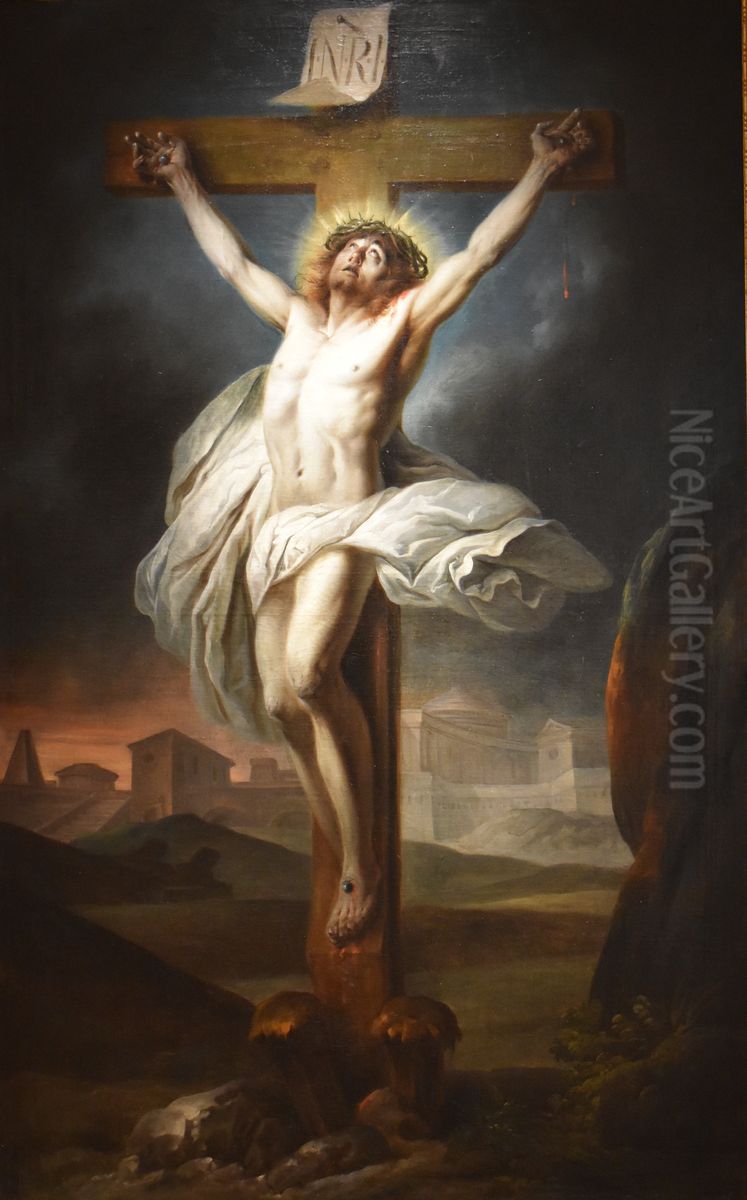 Christ expirant Oil Painting by Jacques Gamelin