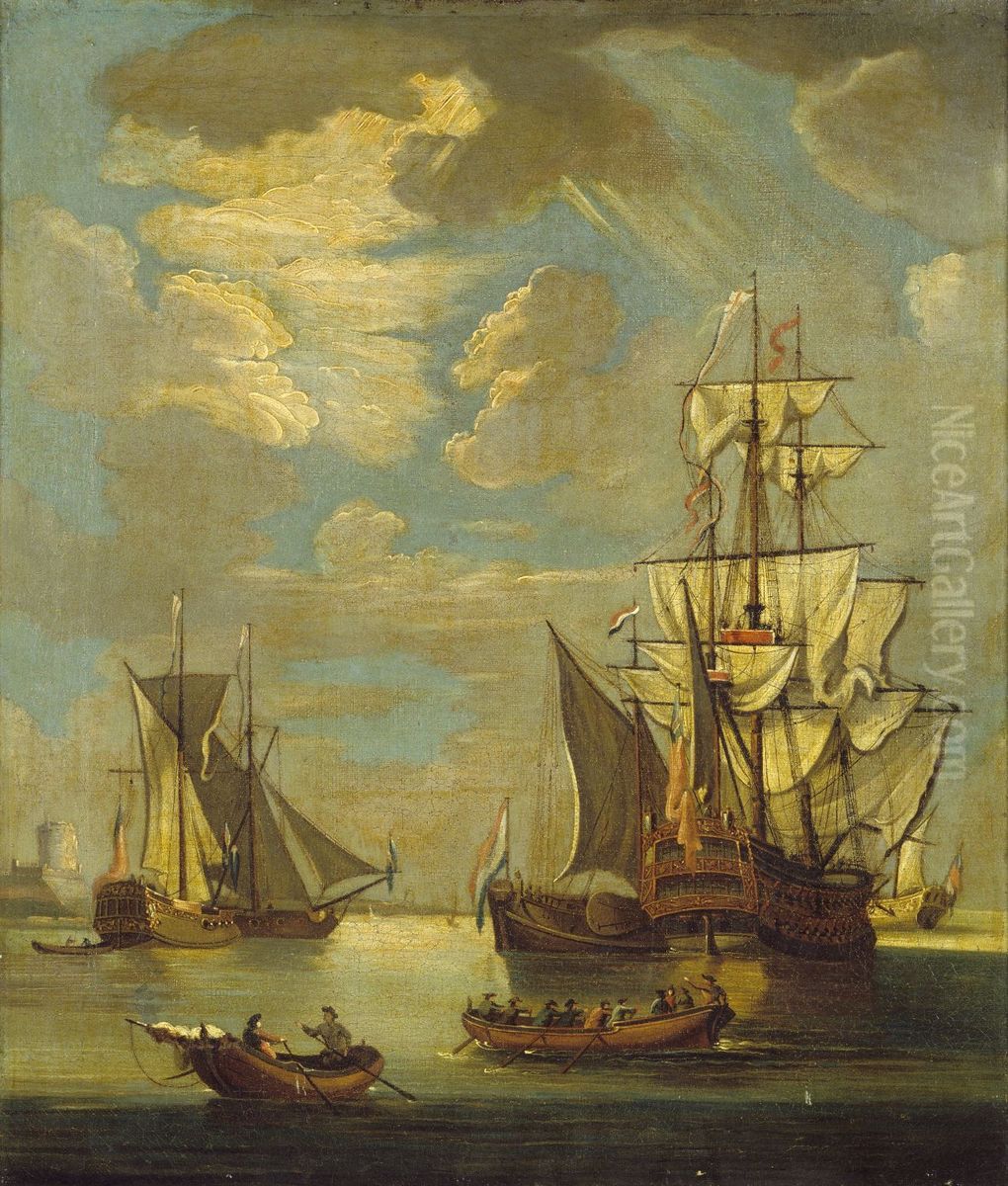 Marine hollandaise Oil Painting by Collections of Musee national de la Marine de Paris