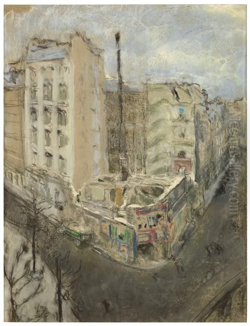 Demolition rue de Calais Oil Painting by Jean-Edouard Vuillard