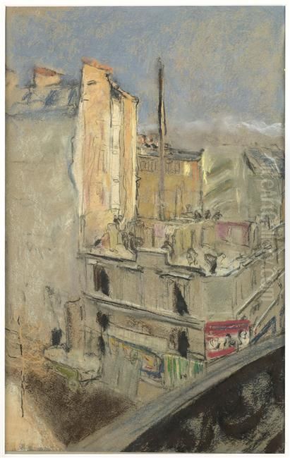 Demolition rue de Calais Oil Painting by Jean-Edouard Vuillard