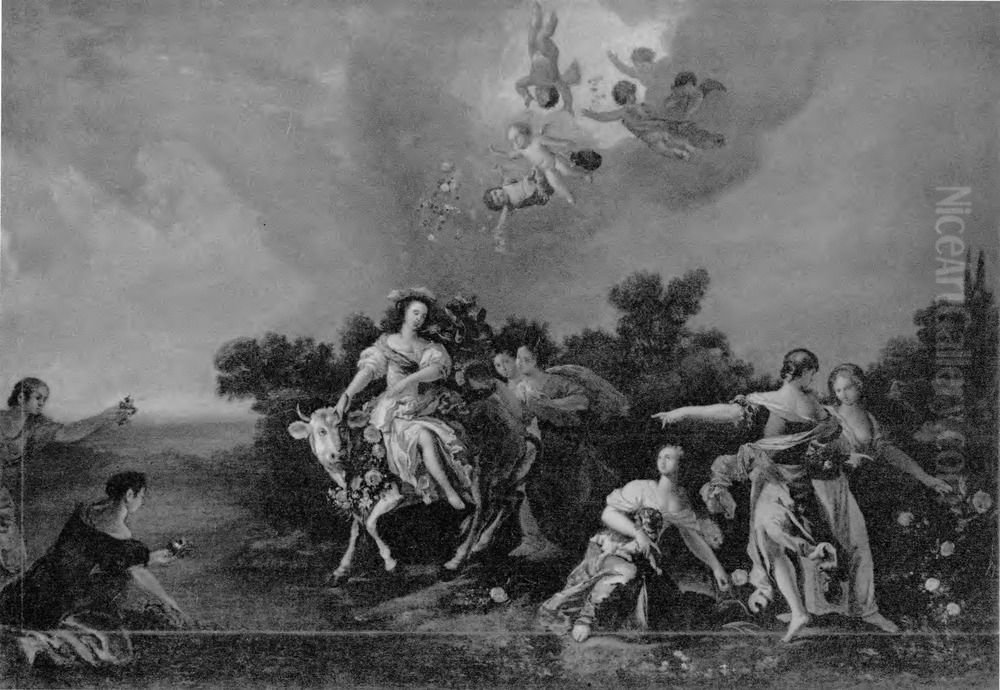The Rape of Europa Oil Painting by Abraham Danielsz. Hondius