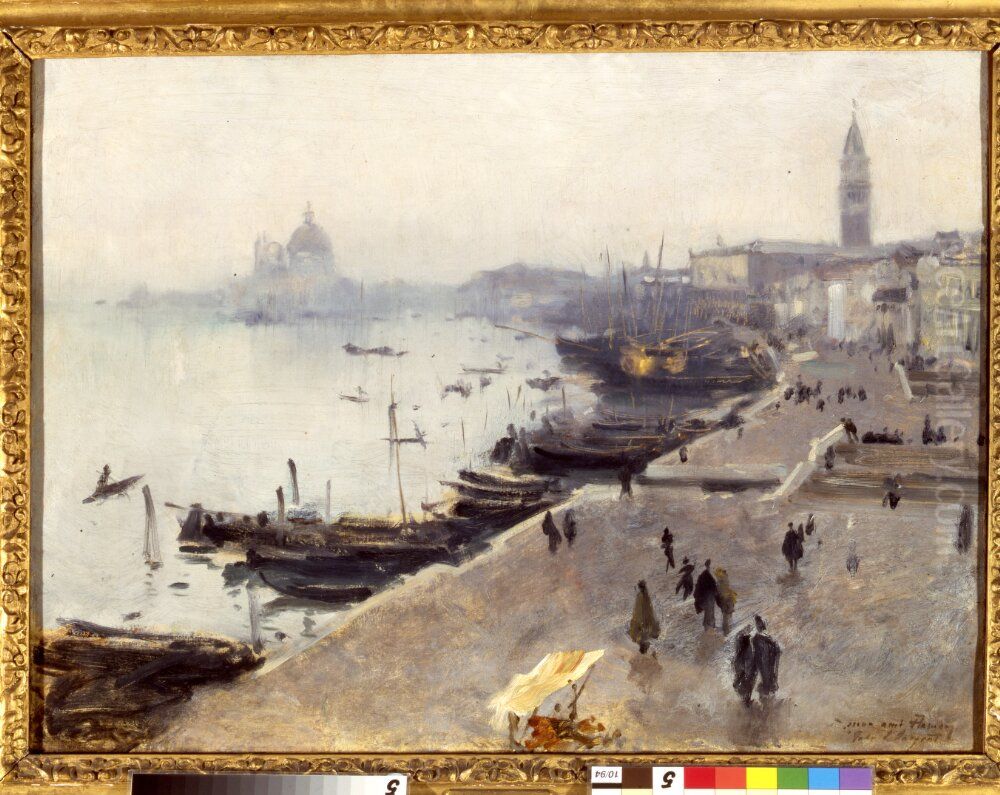 Venedig i gravader Oil Painting by John Singer Sargent