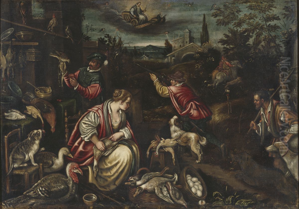 Air Oil Painting by Jacopo Bassano