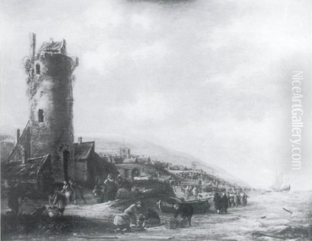 View of Egmont Oil Painting by Thomas Heeremans