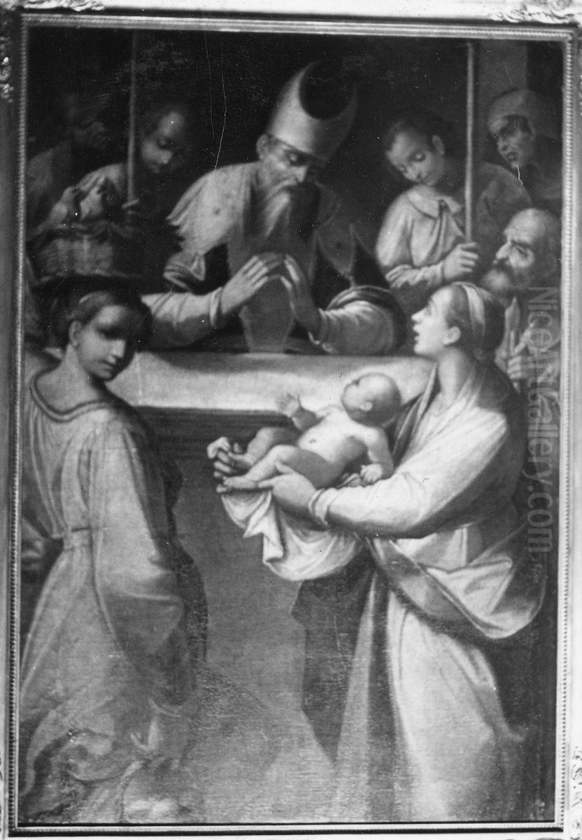 The Presentation in the Temple Oil Painting by Giorgio Vasari