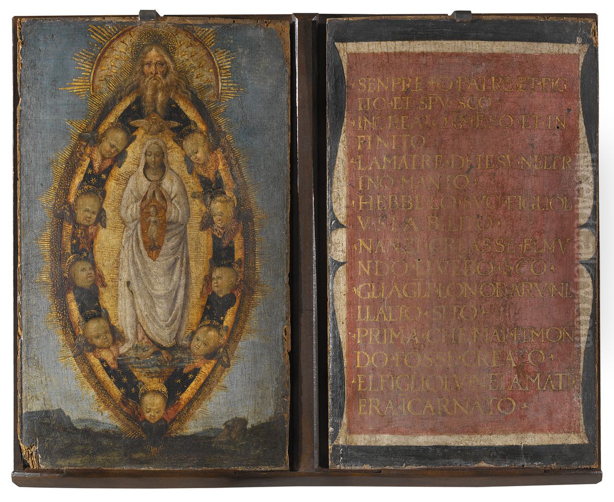 Marias konception Oil Painting by Pinturicchio