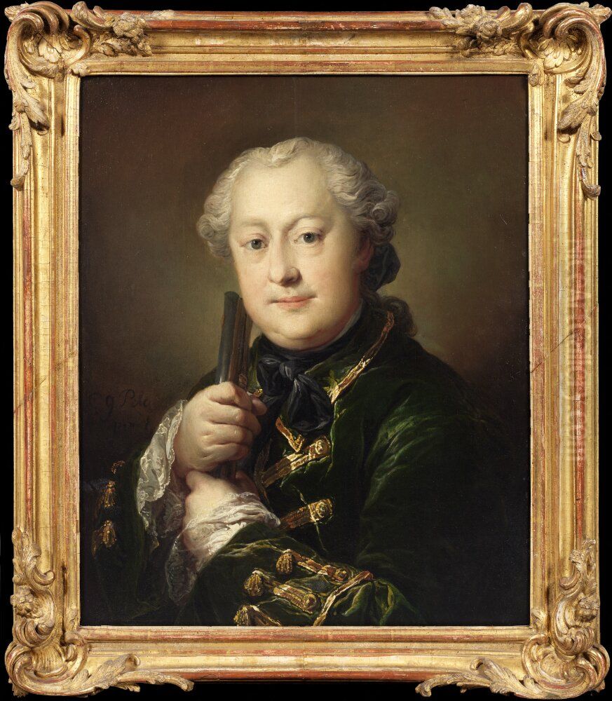 Svenske ministern i Kopenhamn Carl Alexander von Ungern-Sternberg Oil Painting by Carl Gustaf Pilo