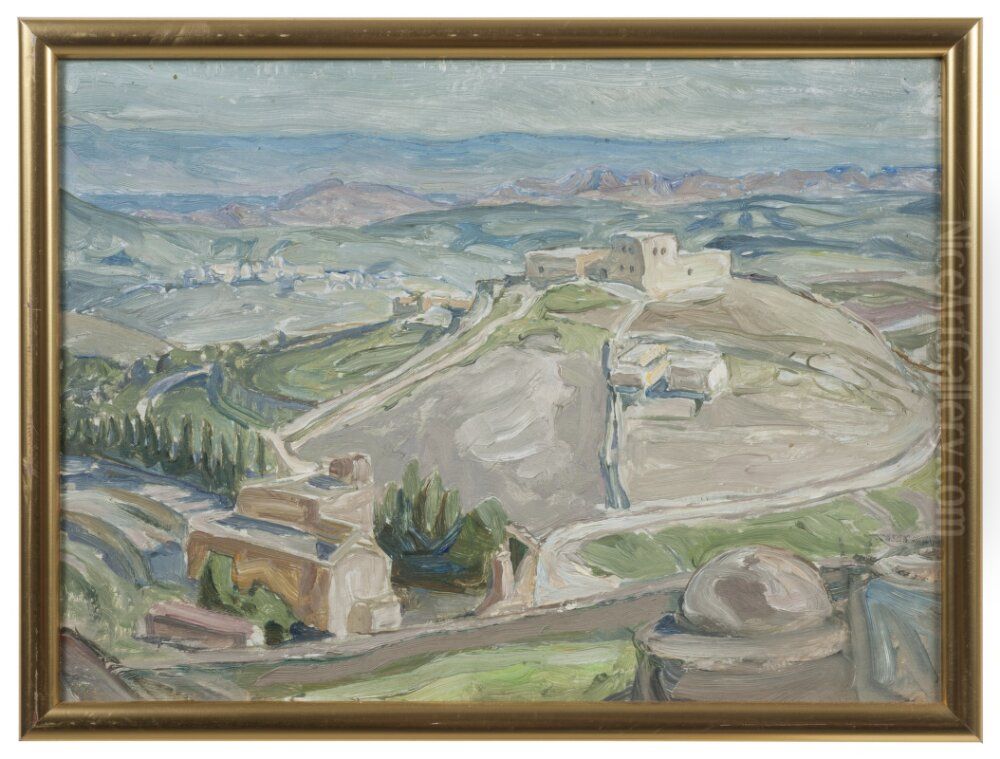 Study from Gethsemane Oil Painting by Anna Katarina Boberg