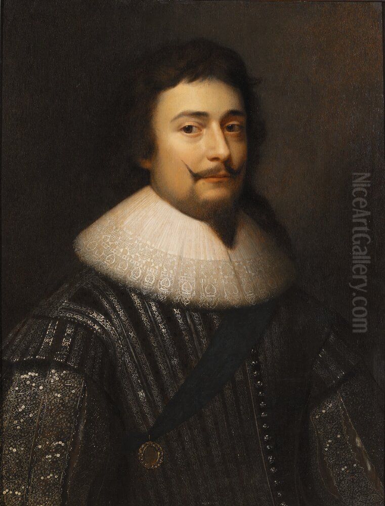Frederick V of Bohemia Oil Painting by Michiel Jansz. van Mierevelt