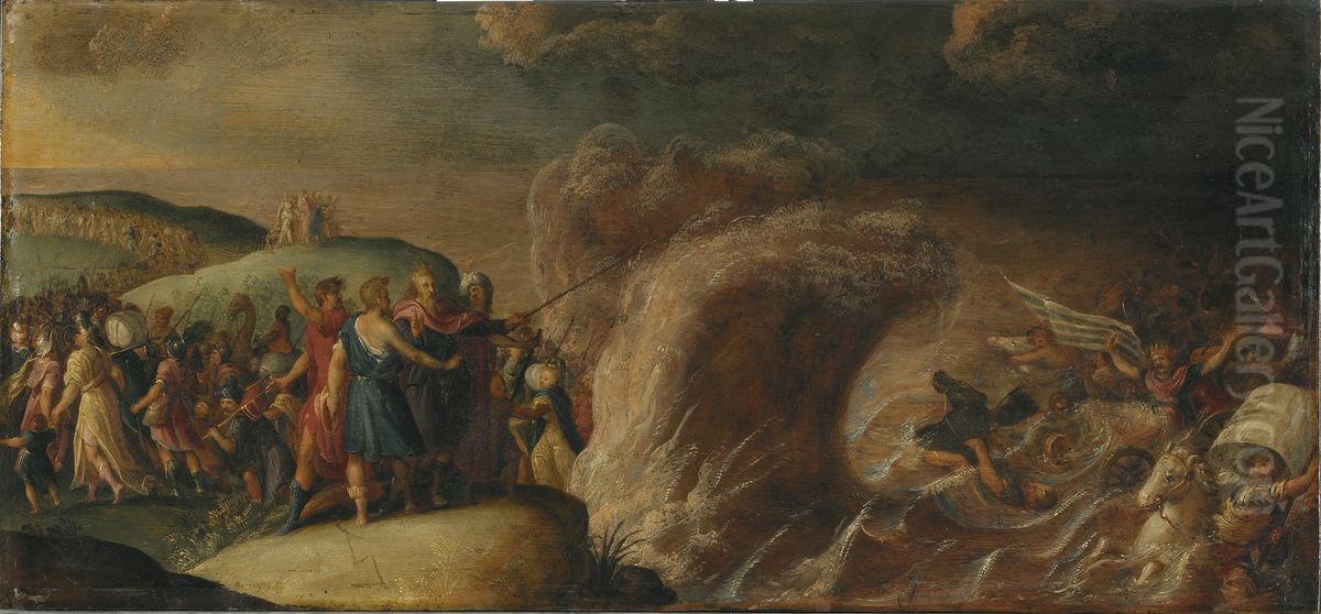 Overgangen av Roda Havet Oil Painting by Frans Francken the Younger