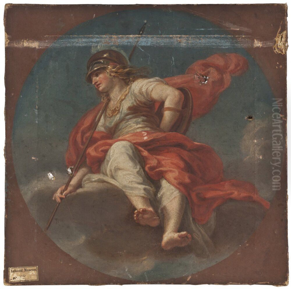 Pallas Athena Oil Painting by Tommaso Conca