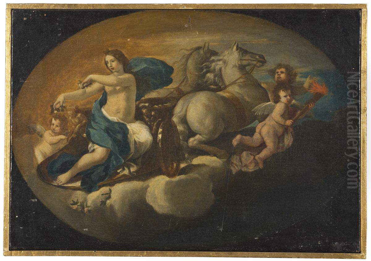 Aurora Oil Painting by Carlo Cignani