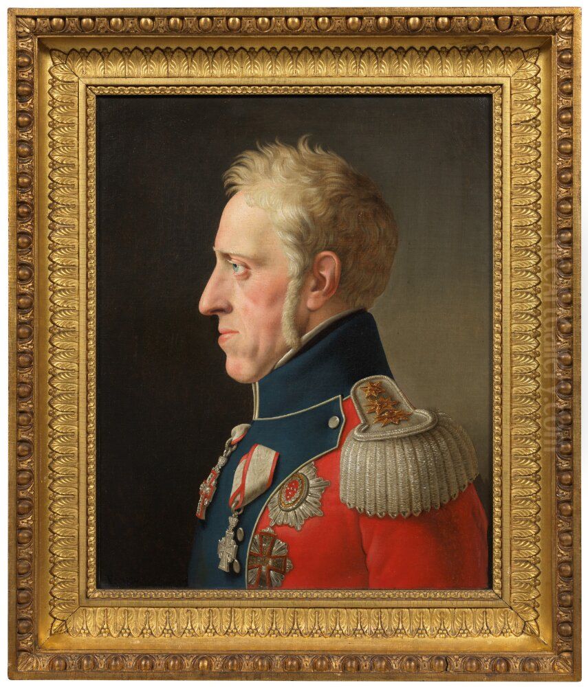 Frederik VI, King of Denmark Oil Painting by Christoffer Wilhelm Eckersberg