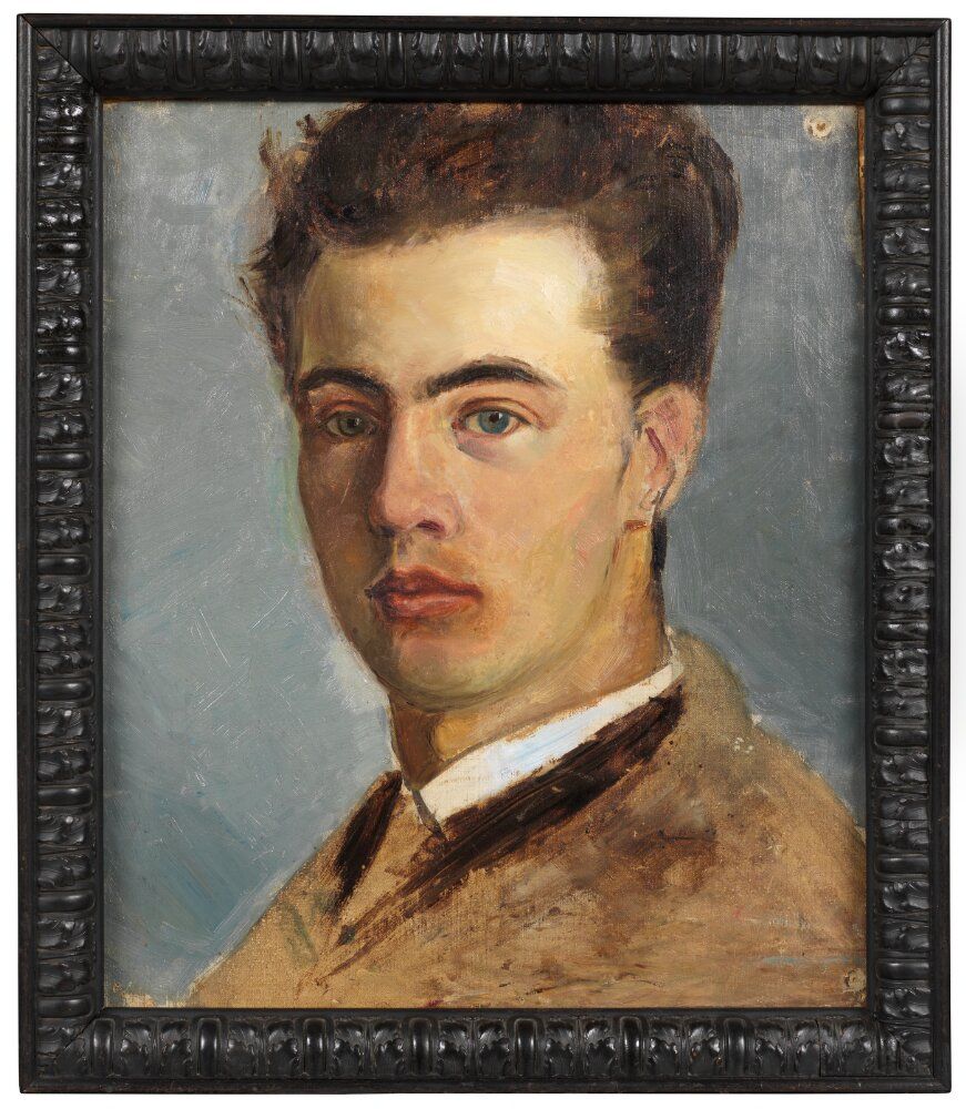 Self-Portrait Oil Painting by Richard Bergh