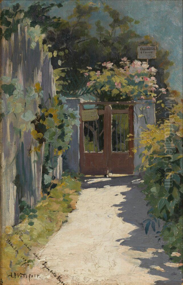 Impression from Meudon Oil Painting by Ingeborg Westfelt-Eggertz