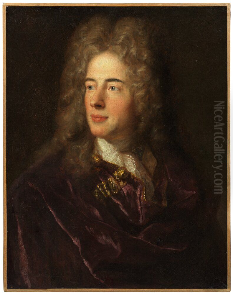 Miniature Painter Jacques-Antoine Arlaud Oil Painting by Francois de Troy