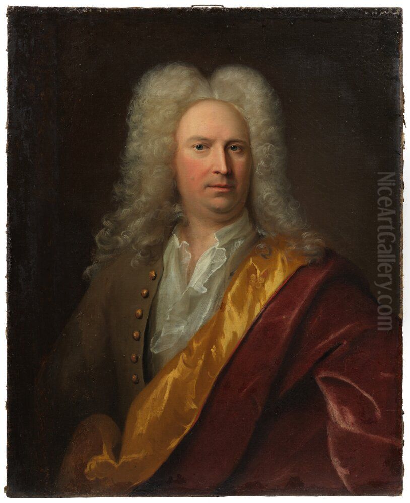 Abraham Grill the Older Oil Painting by Georg Desmarees