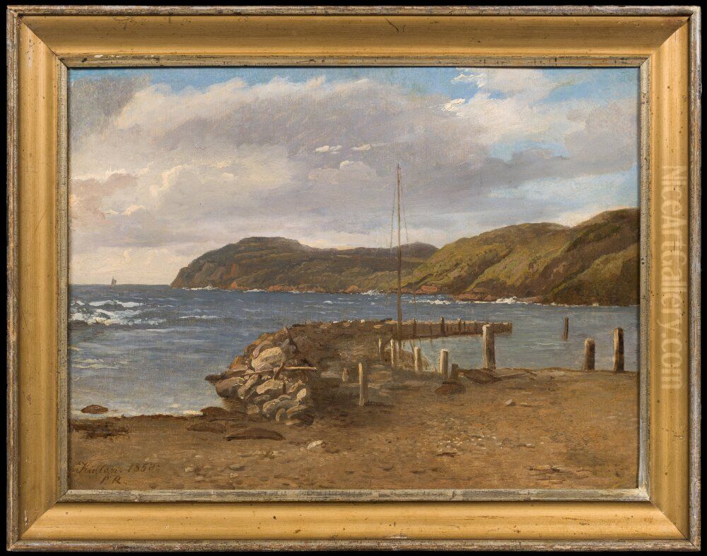 View from Kullen, Sweden Oil Painting by Johan Peter Raadsig