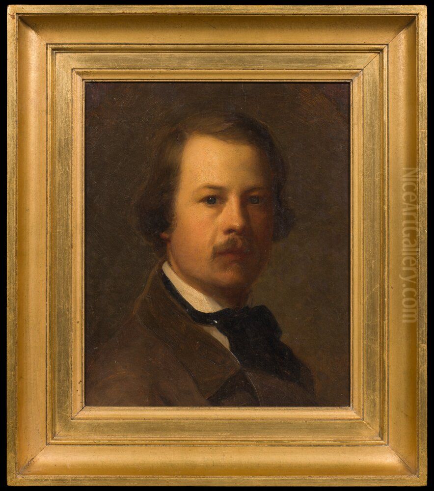 Self-portrait Oil Painting by Uno Troili