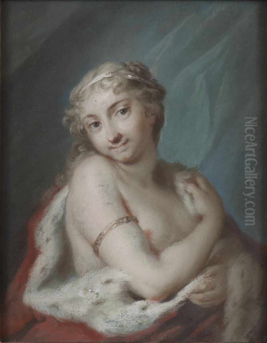 The Winter Oil Painting by Rosalba Carriera
