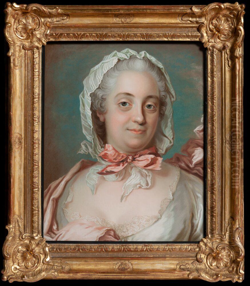 Anna Johanna Grill Oil Painting by Gustaf Lundberg