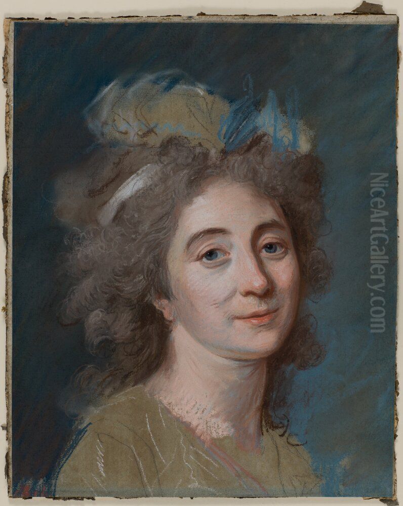 Unknown Woman Oil Painting by Joseph Ducreux