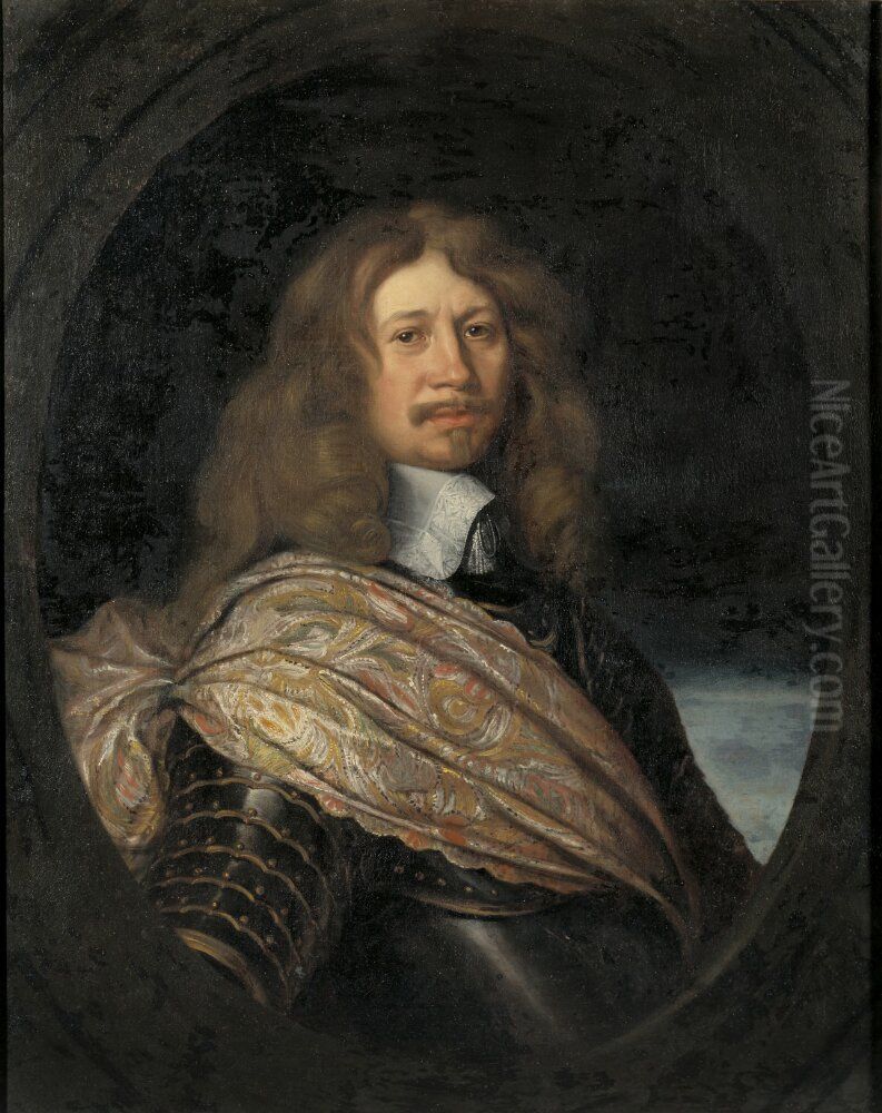 Carl Gustaf Wrangel af Salmis, 1613-1676 Oil Painting by Matthaus the Elder Merian