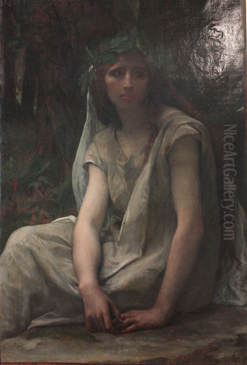 A Druidess Oil Painting by Alexandre Cabanel