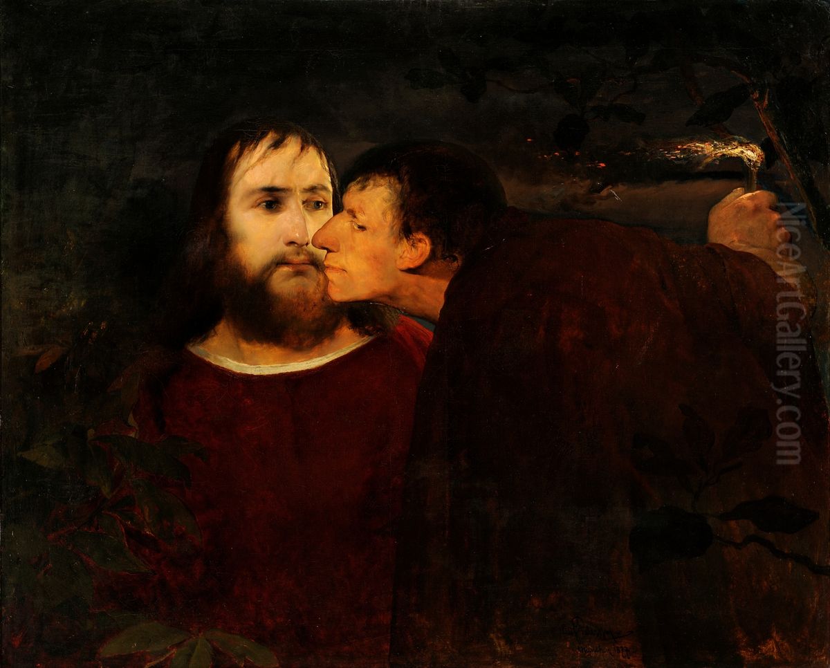 Judas Iskariot Oil Painting by Eilif Peterssen