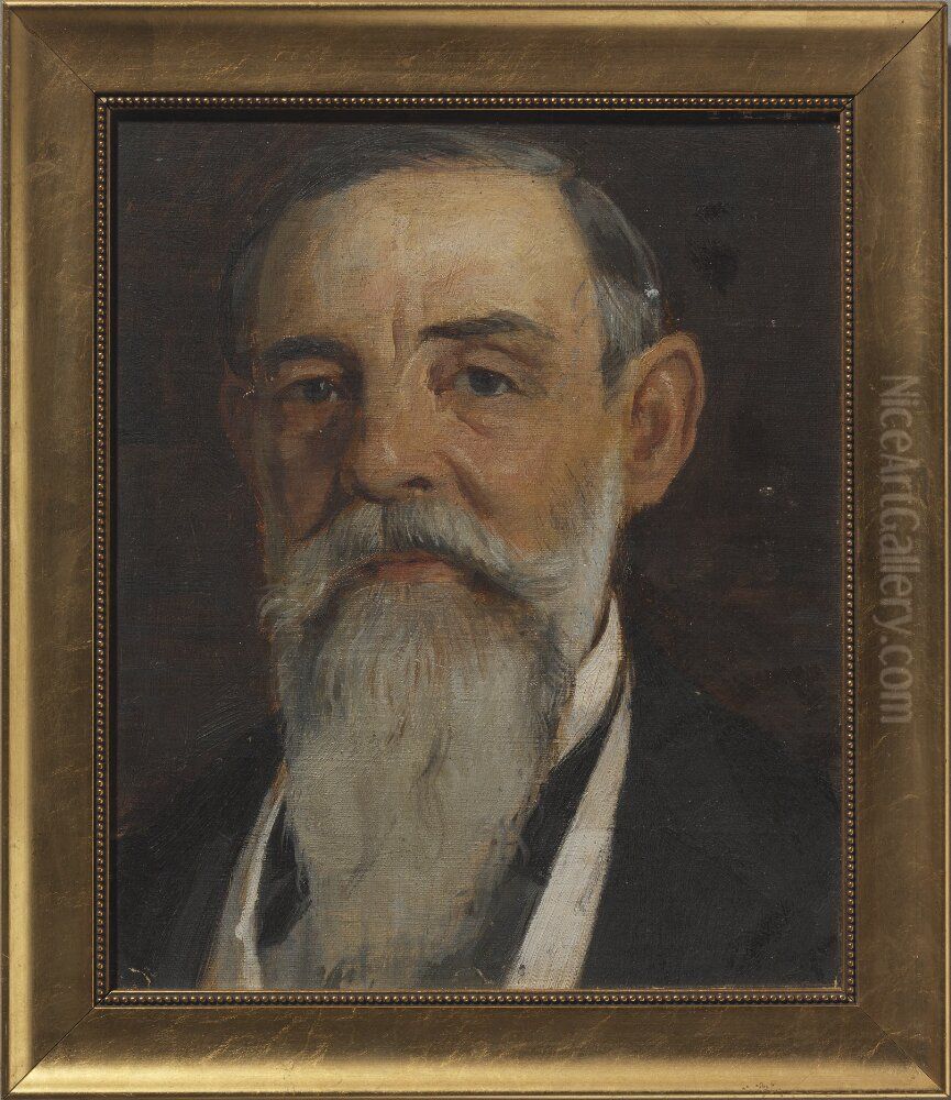 Okand man Oil Painting by Edvard Perseus