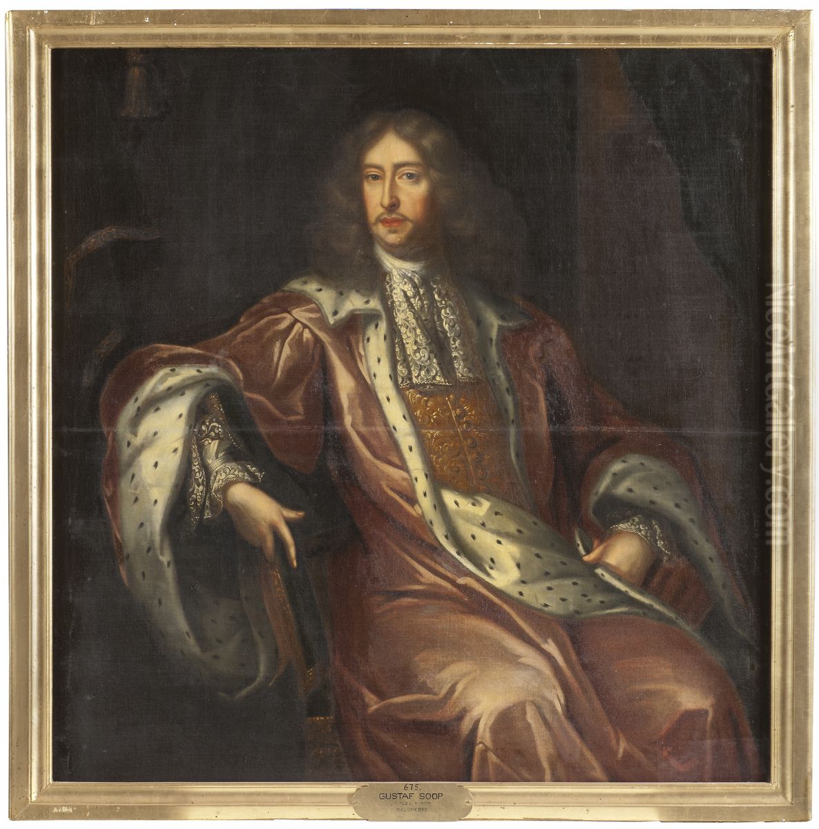 Gustav Soop af Limingo Oil Painting by David von Krafft