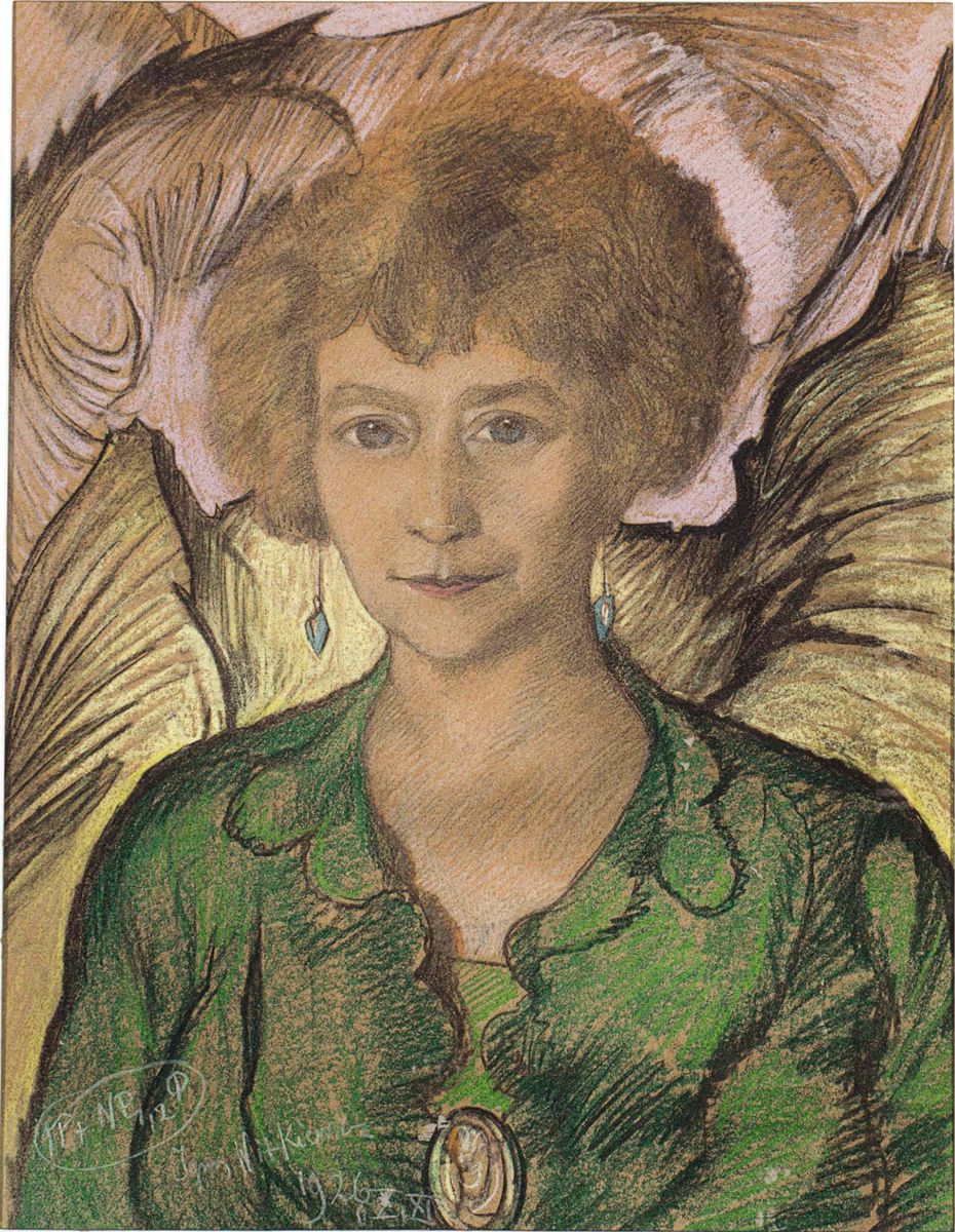 Portrait of Ada Propper Oil Painting by Stanislaw Ignacy Witkiewicz (Witkacy)