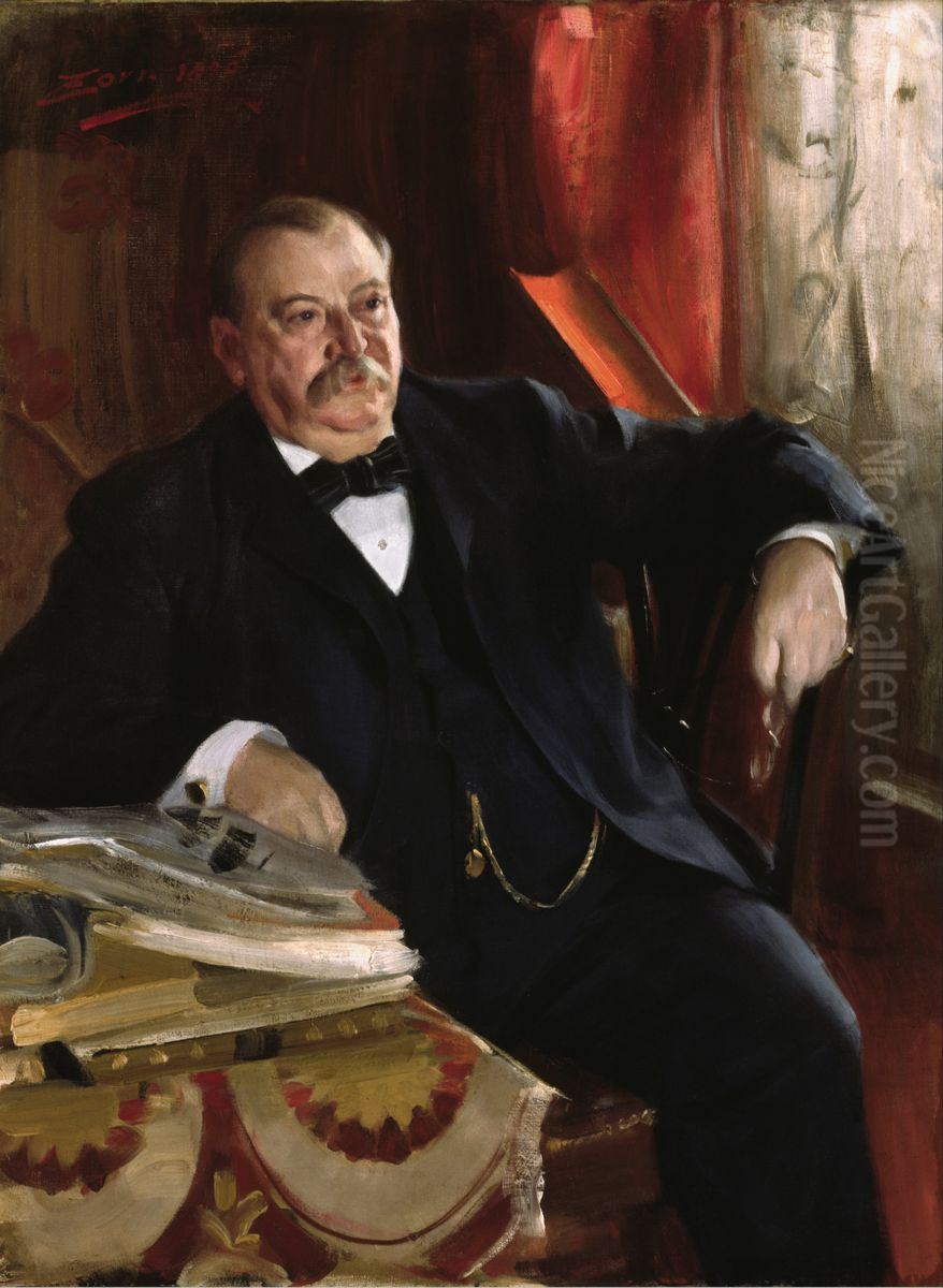 Grover Cleveland Oil Painting by Anders Zorn