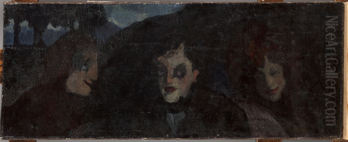 Decadence Oil Painting by Stanislaw Ignacy Witkiewicz (Witkacy)