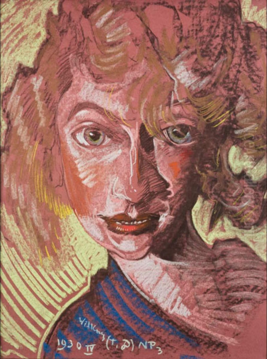 Portret Neny Stachurskiej Oil Painting by Stanislaw Ignacy Witkiewicz (Witkacy)