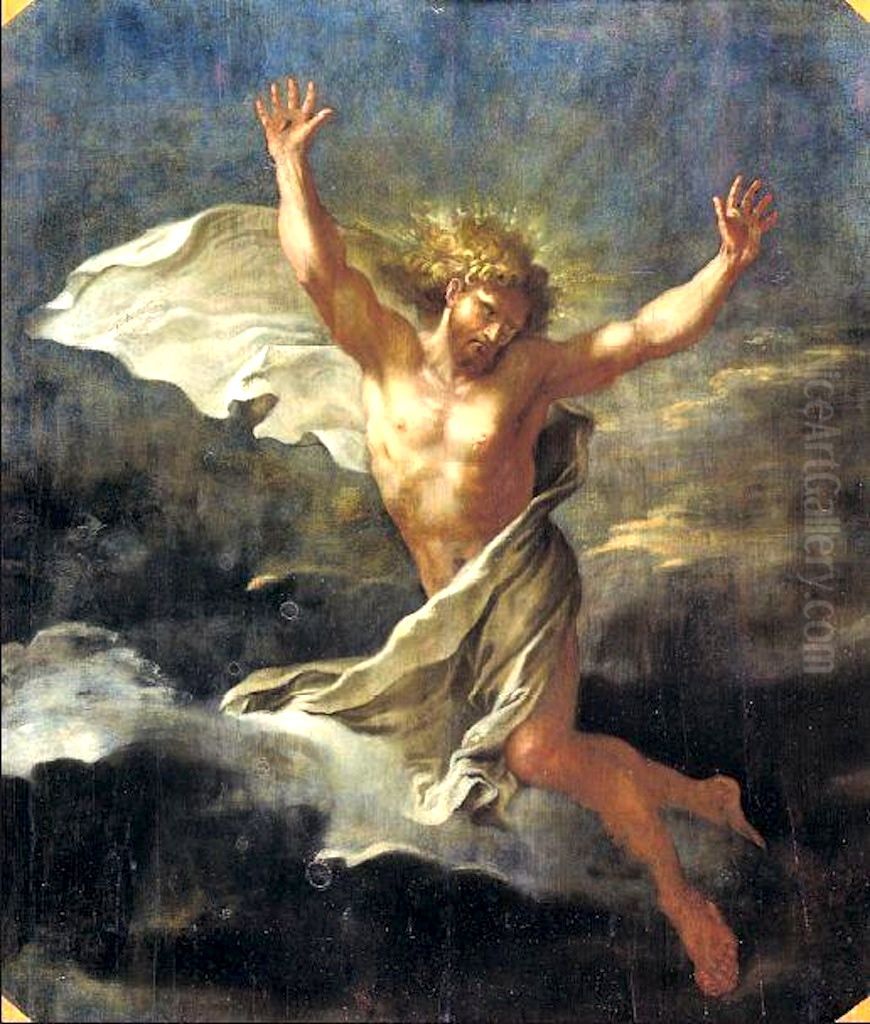 Le Christ ressuscite Oil Painting by Salvator Rosa