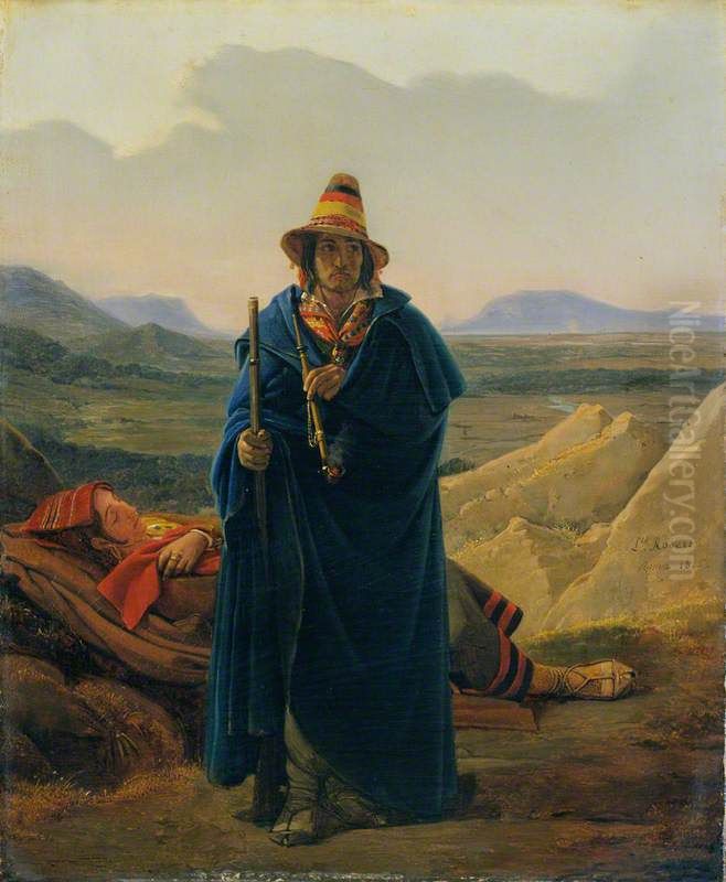The Brigand on the Watch Oil Painting by Leopold Robert