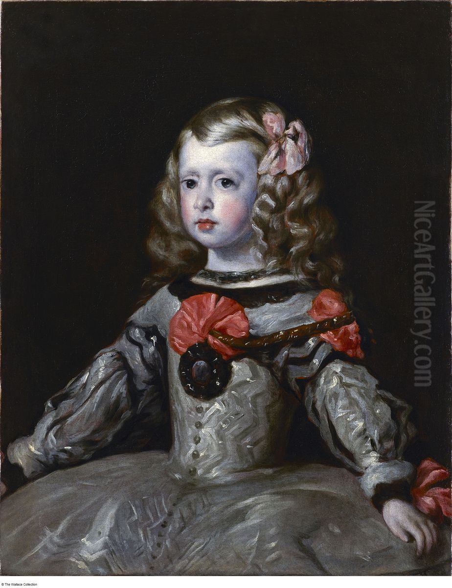 The Infanta Margarita Oil Painting by Diego Rodriguez de Silva y Velazquez