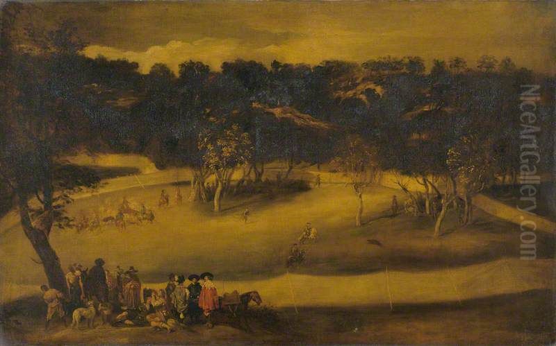 A Royal Boar Hunt Oil Painting by Diego Rodriguez de Silva y Velazquez