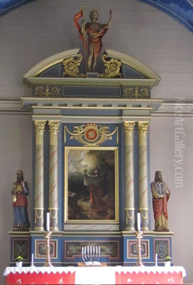 Kristus i Getsemane Oil Painting by Eilif Peterssen