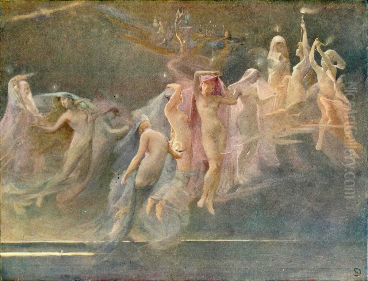 Les Etoiles du Matin Oil Painting by Sarah Paxton Ball Dodson