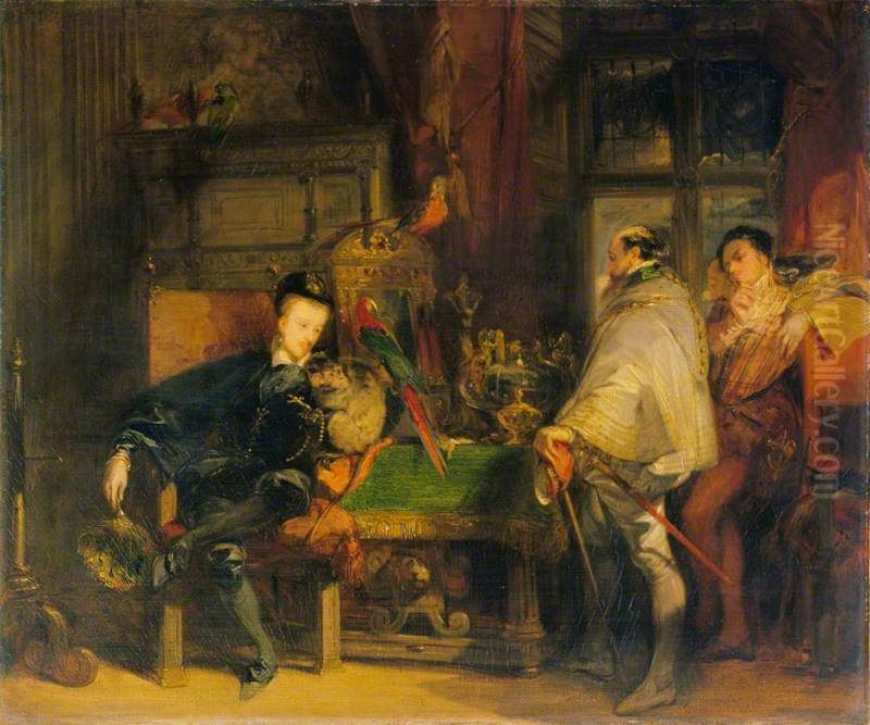 Henri III Oil Painting by Richard Parkes Bonington