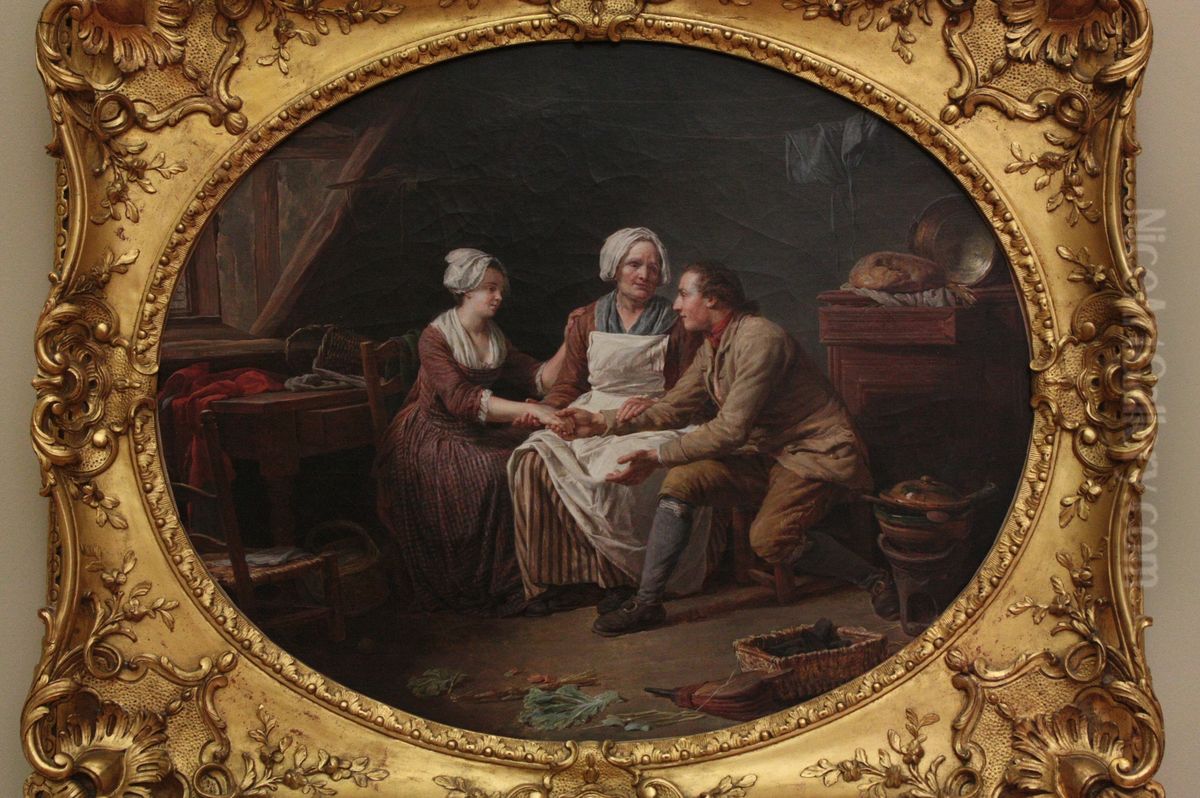 Les Accords Oil Painting by Nicolas Bernard Lepicie