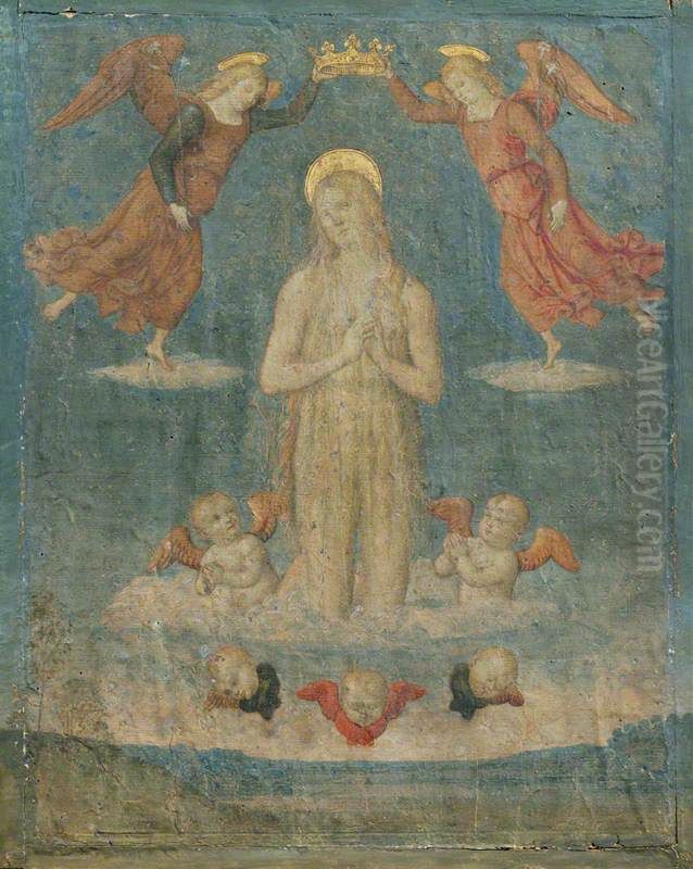 The Ecstasy of Saint Mary Magdalene Oil Painting by Lo Spagna