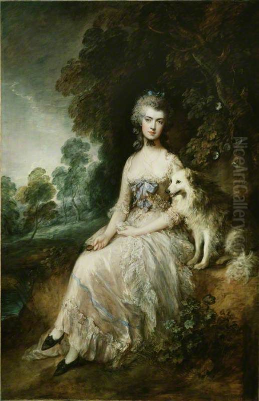 Mrs Mary Robinson (Perdita) Oil Painting by Thomas Gainsborough