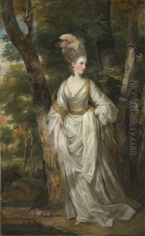 Mrs Elizabeth Carnac Oil Painting by Of Sir Joshua Reynolds